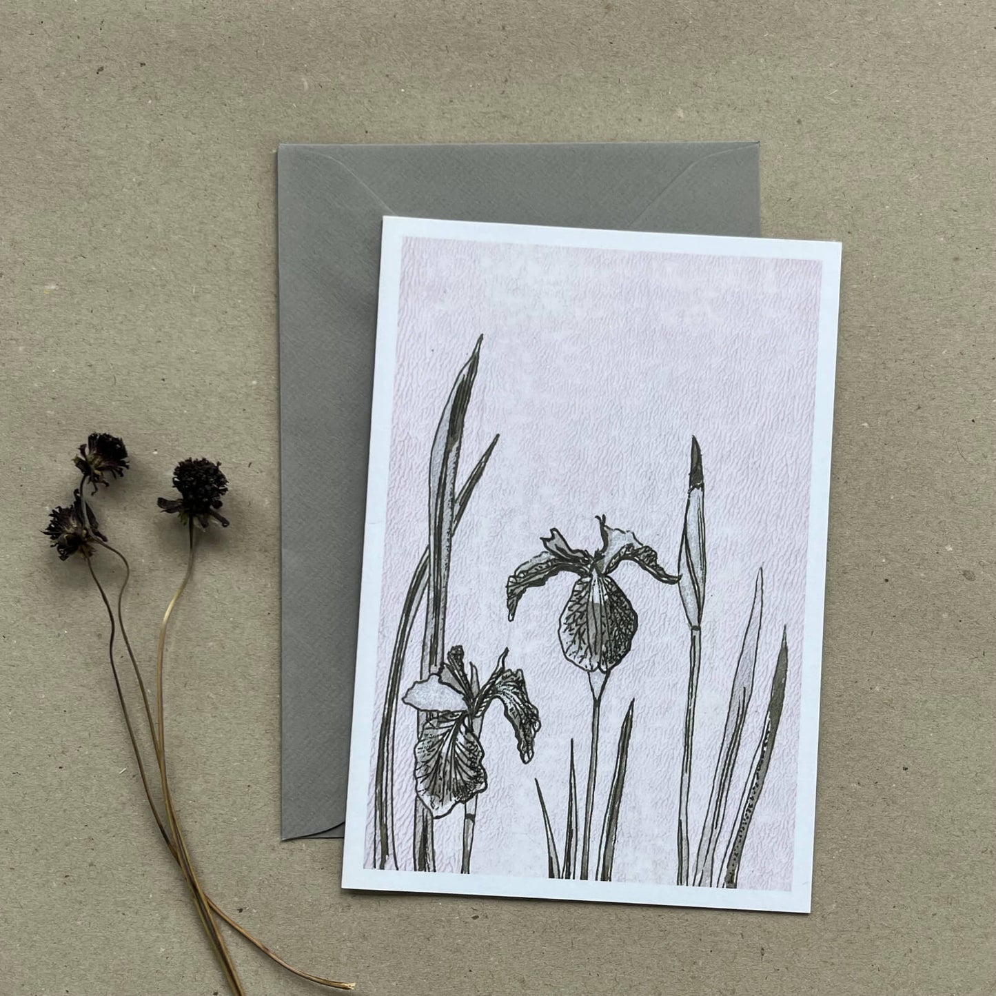 Klappkarte Iris (Händler)