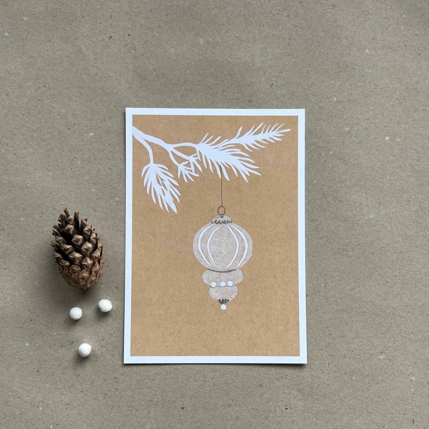 Postkarte Weihnachtszweig