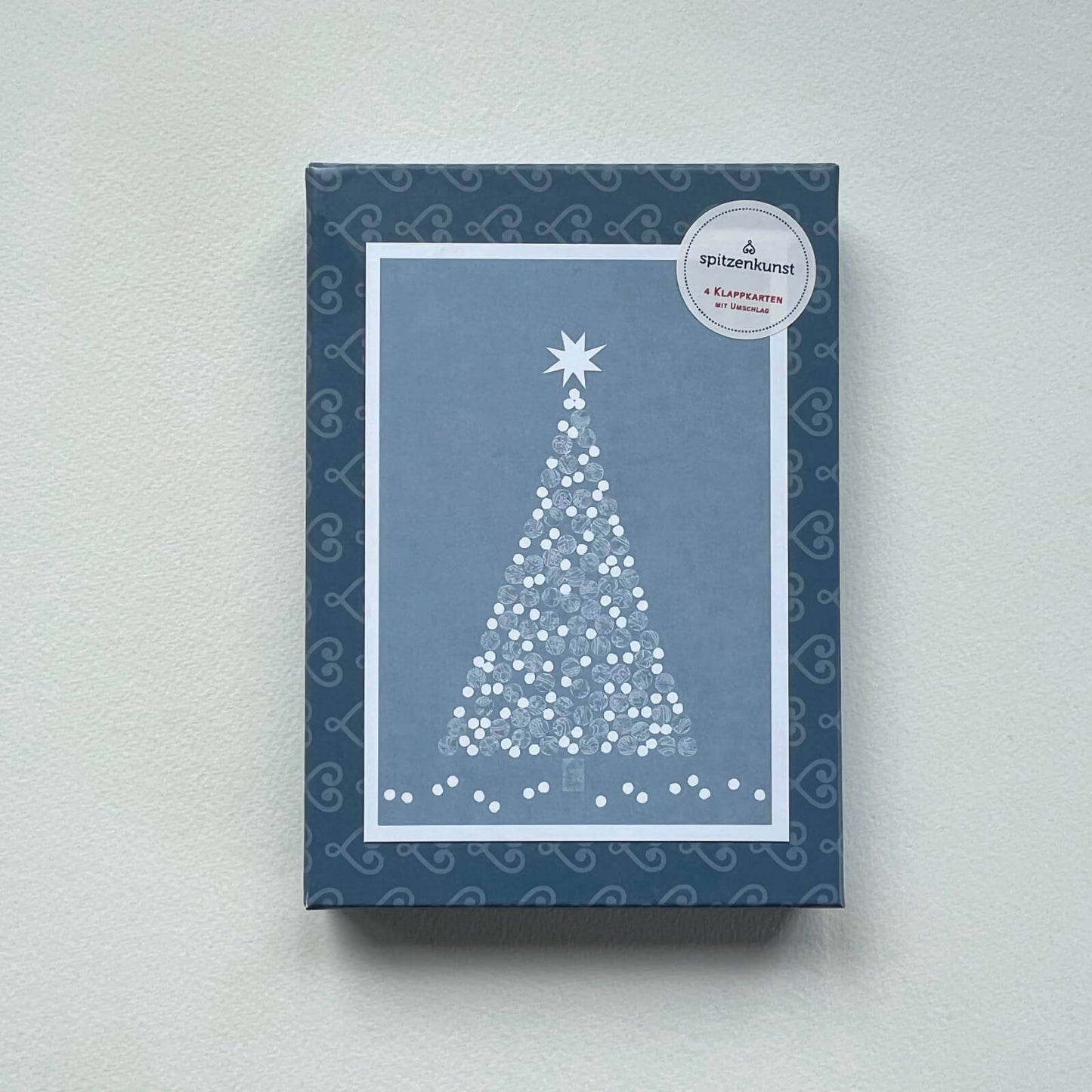 Kartenset Weihnachten blau (Händler)