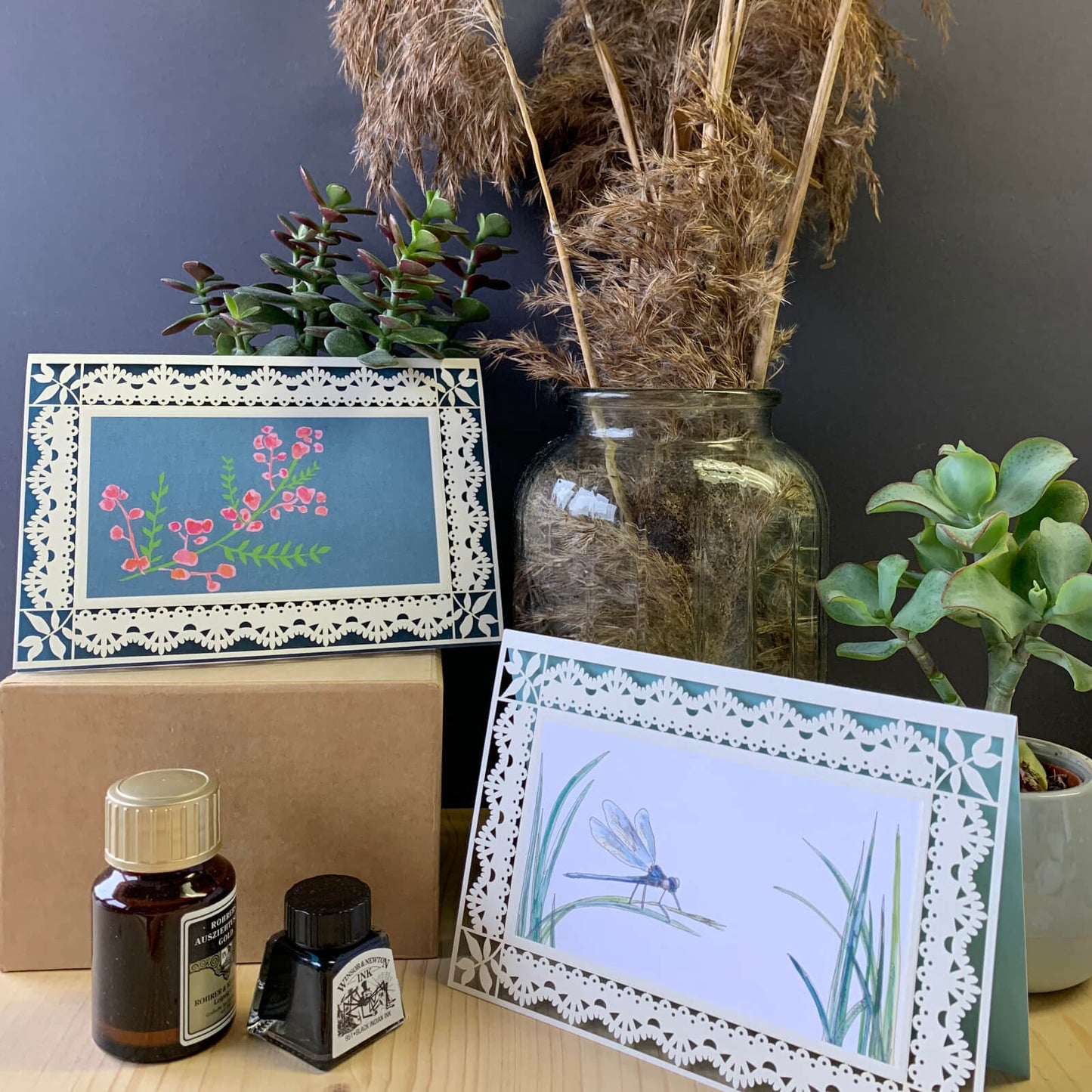 K65 Klappkarte Stieglitze (Händler)