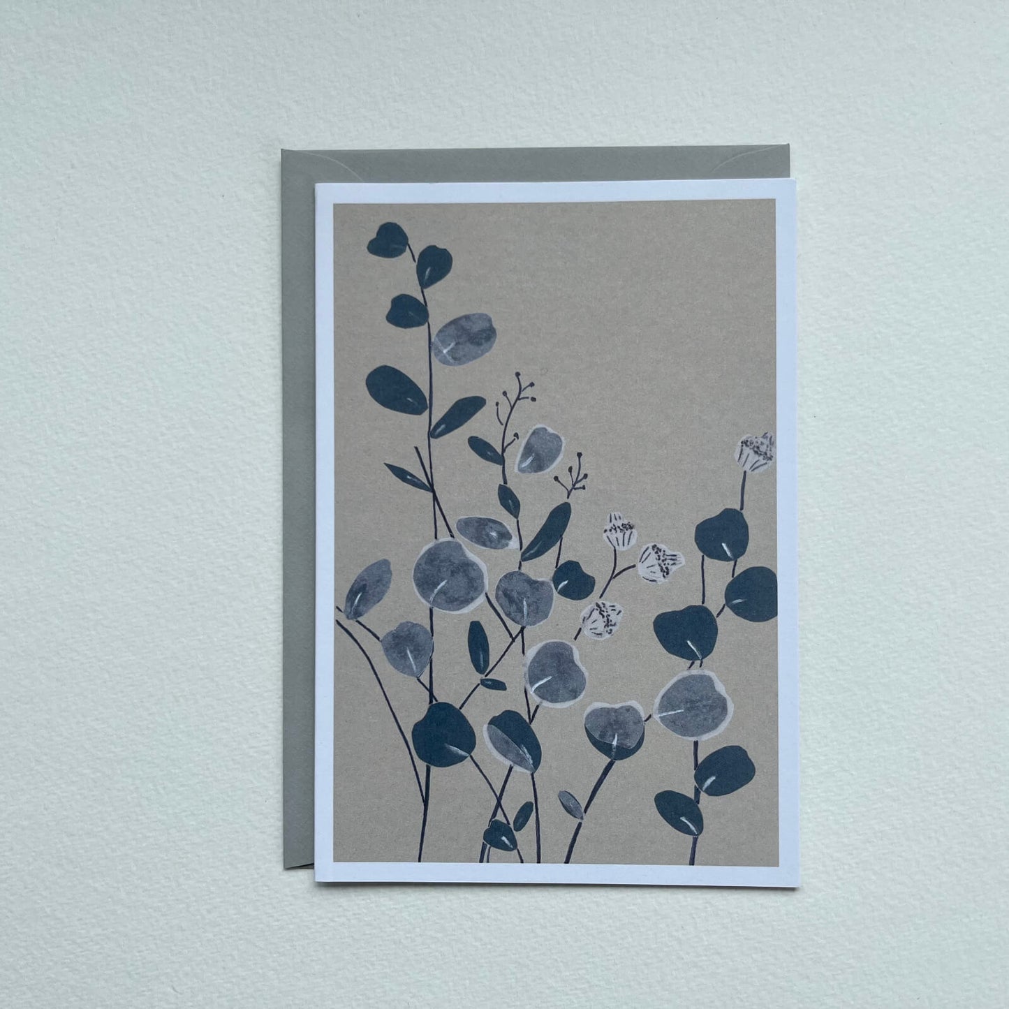 Klappkarte Eukalyptus (Händler)