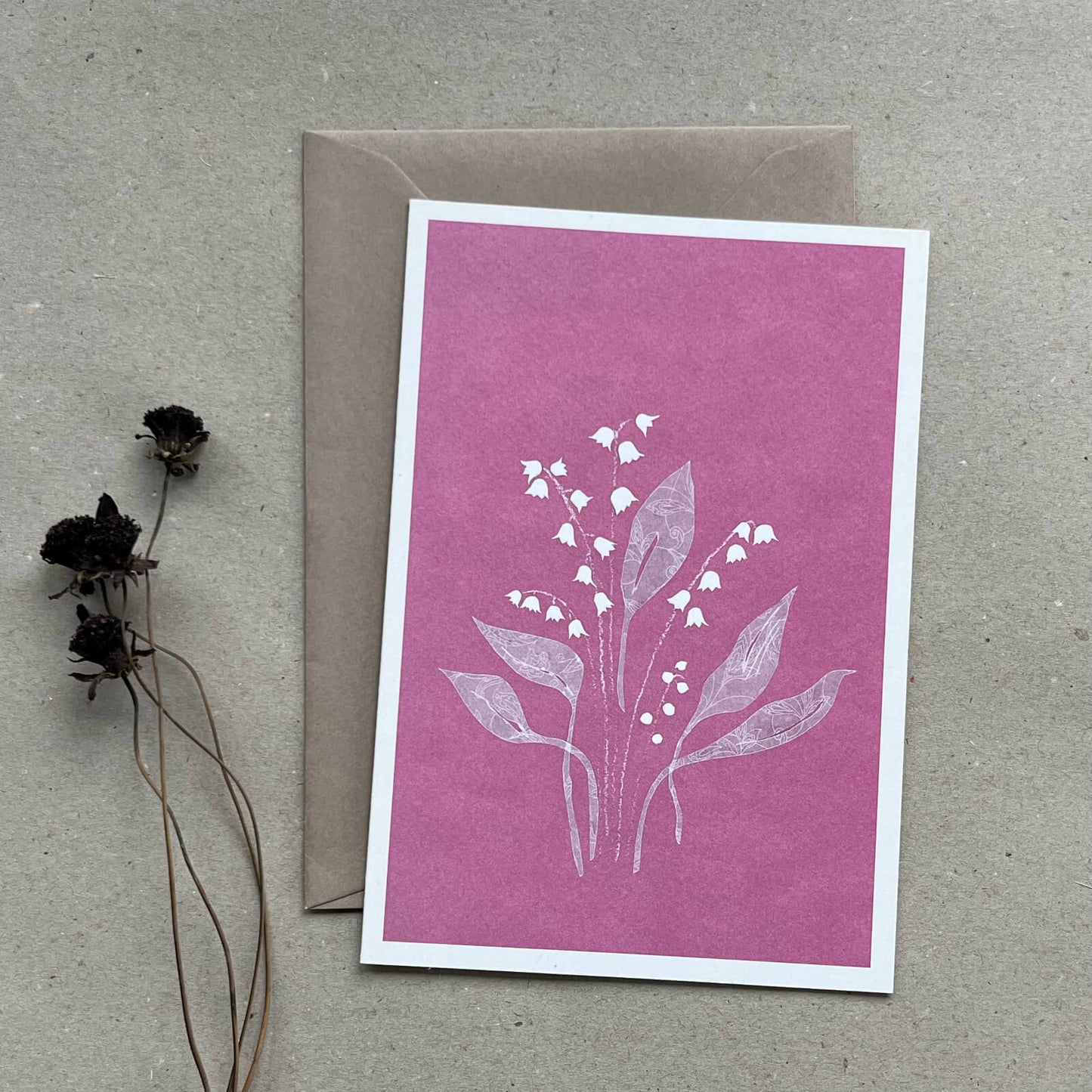Folding card Lily of the Valley (retailer)