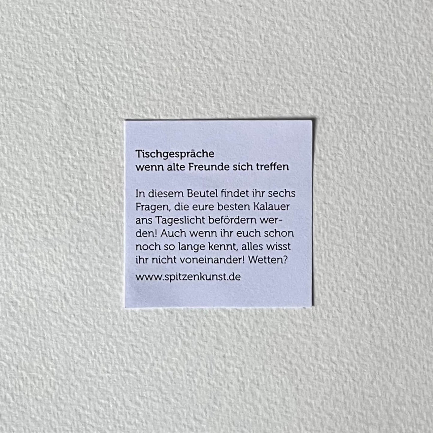 Tischgespräche für alte Freunde