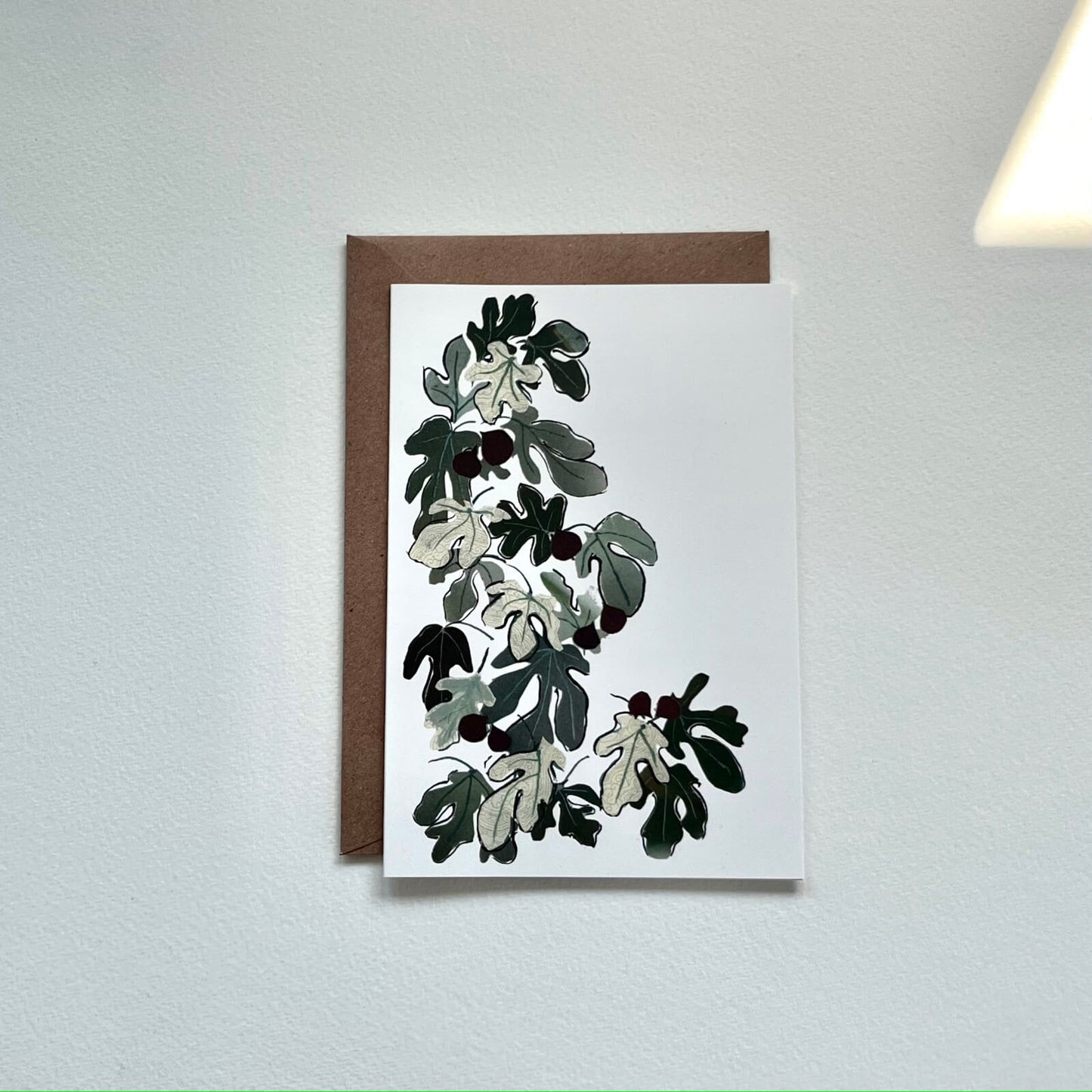 Klappkarte Feigenbaum (Händler)