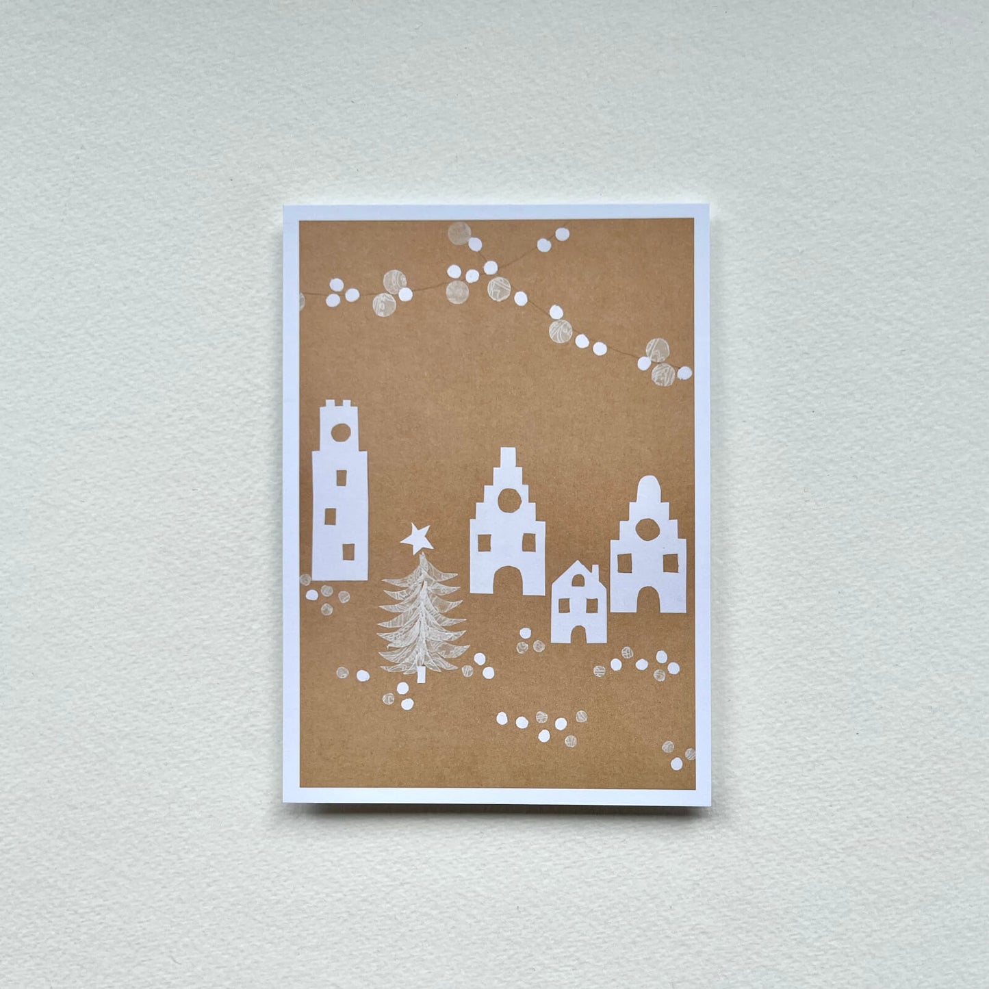 Postkarte Winterstadt (Händler)