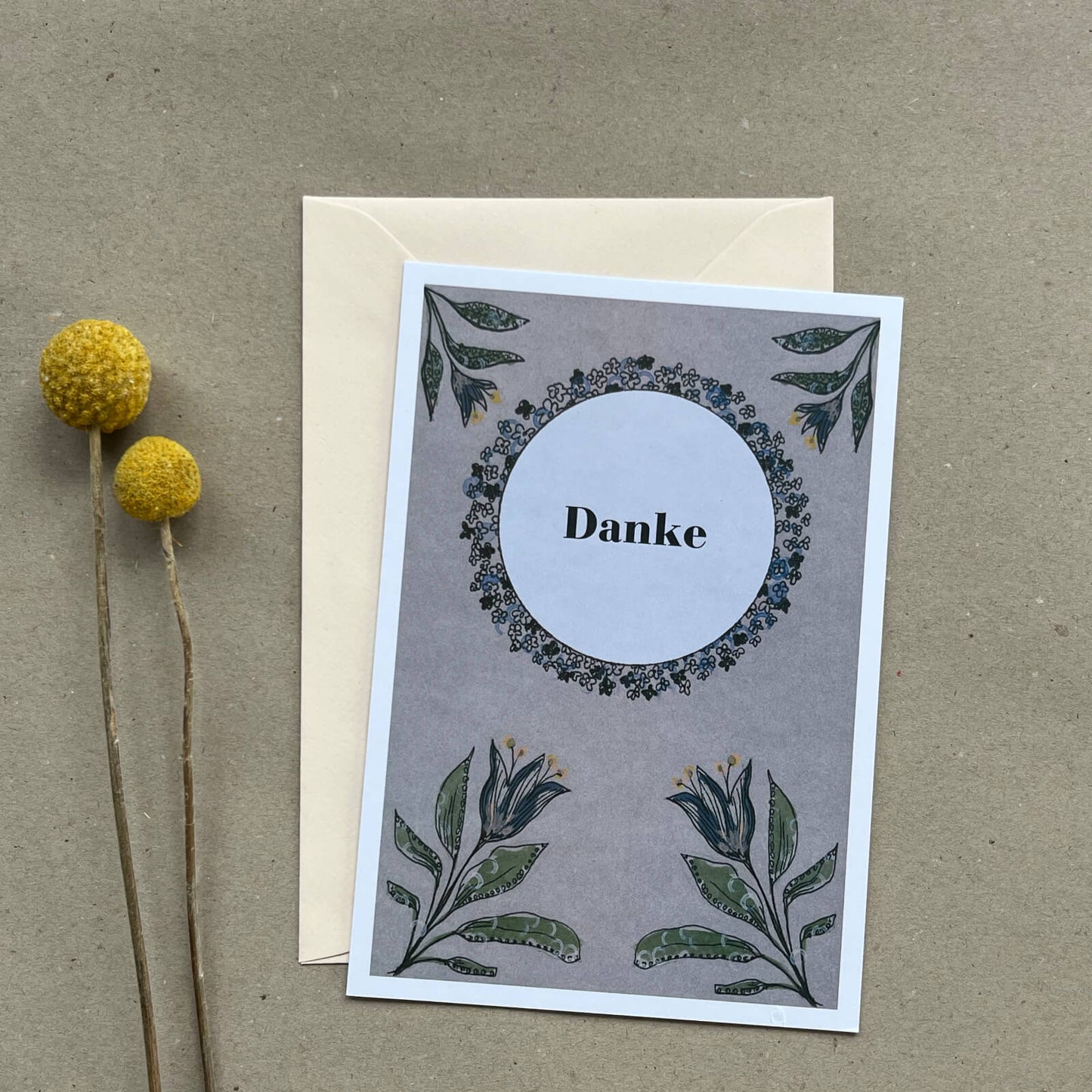 Klappkarte Danke (Händler)