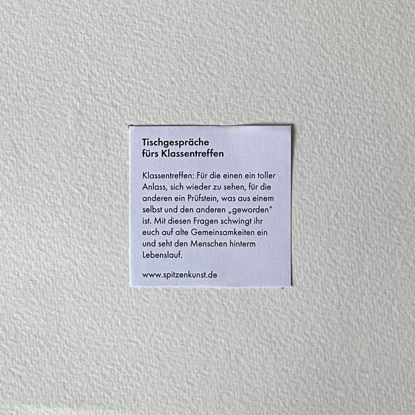 TG23 Tischgespräche fürs Klassentreffen (Händler)