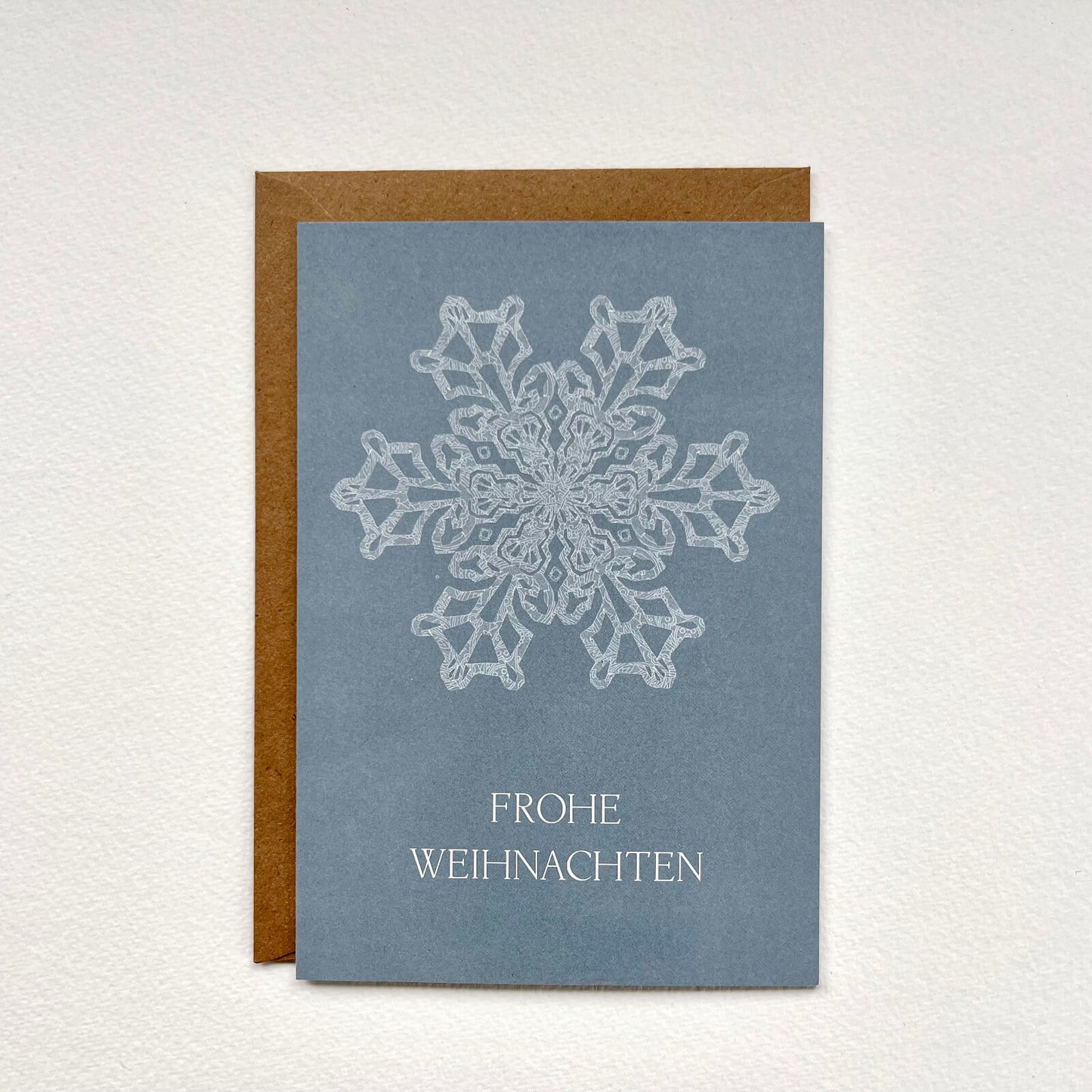 Klappkarte Schneeflocke