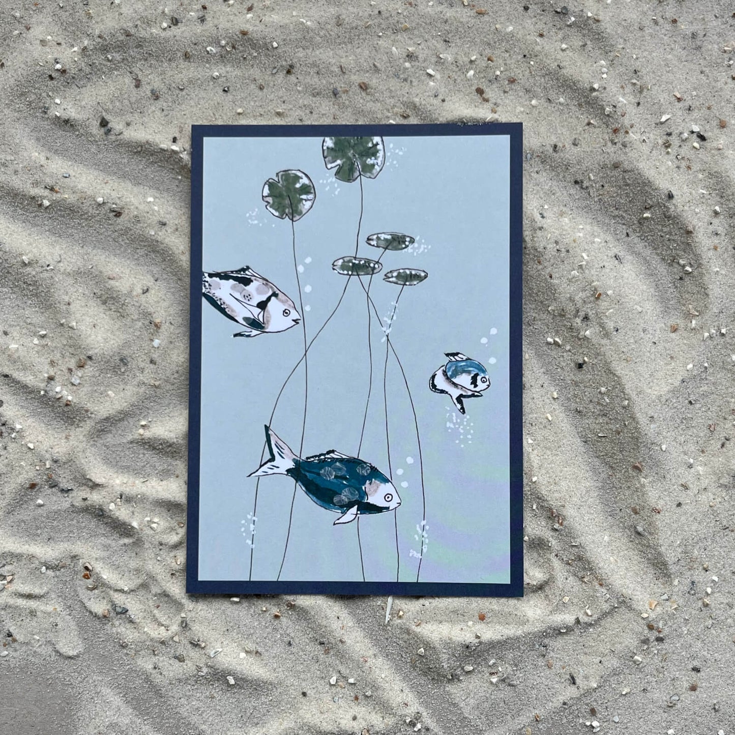 Postkarte Seerose (Händler)