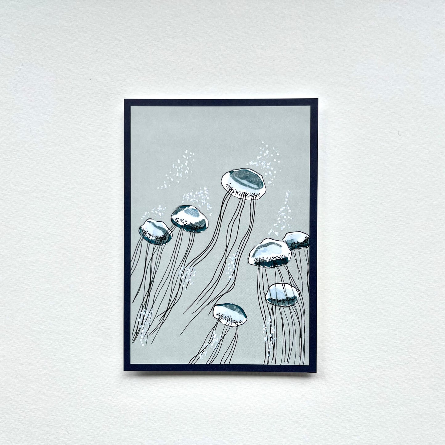 Postkarte Quallen