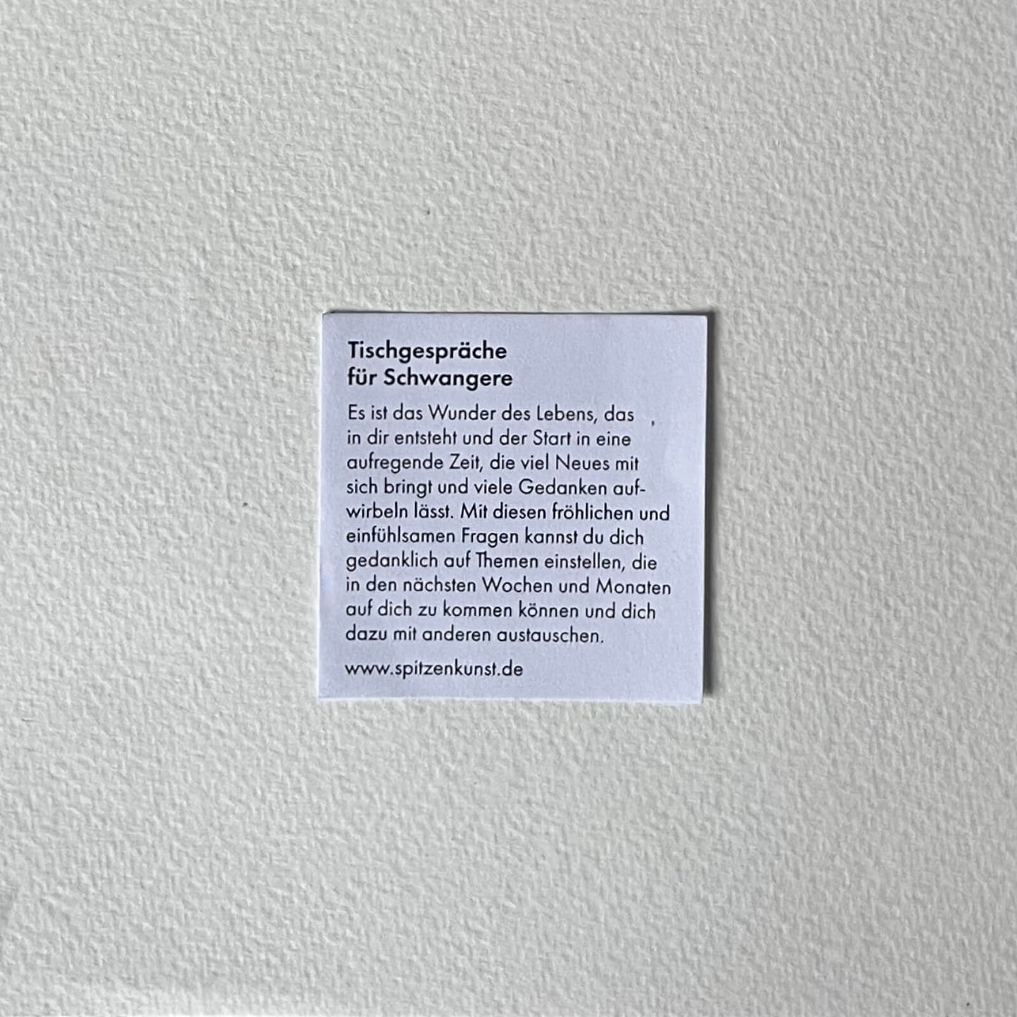 Tischgespräche für Schwangere