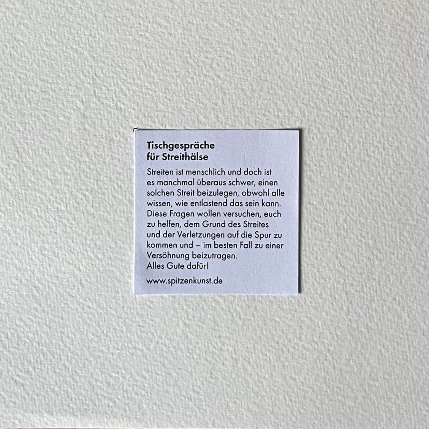 Tischgespräche für Streithälse