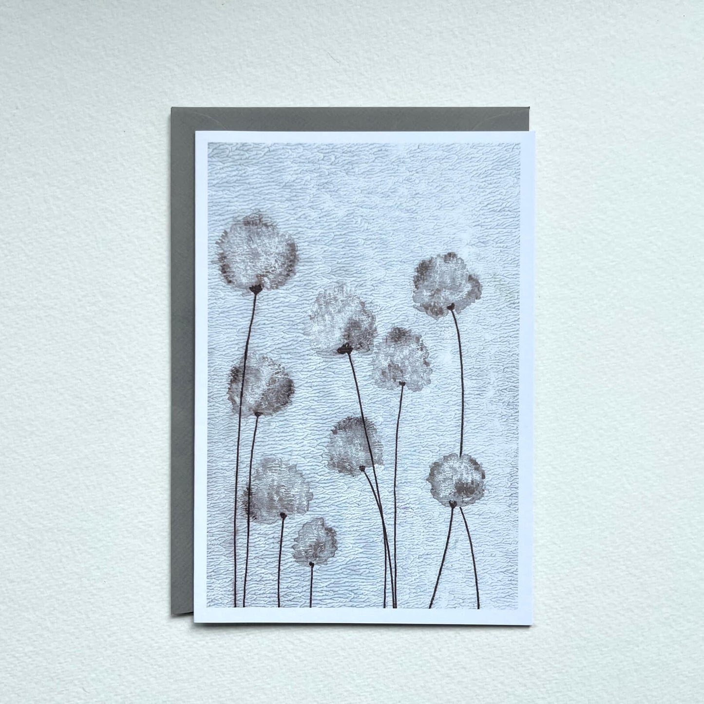 folding card cotton grass