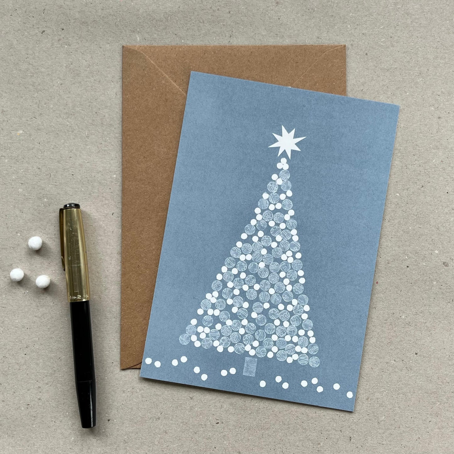 Christmas tree folding card