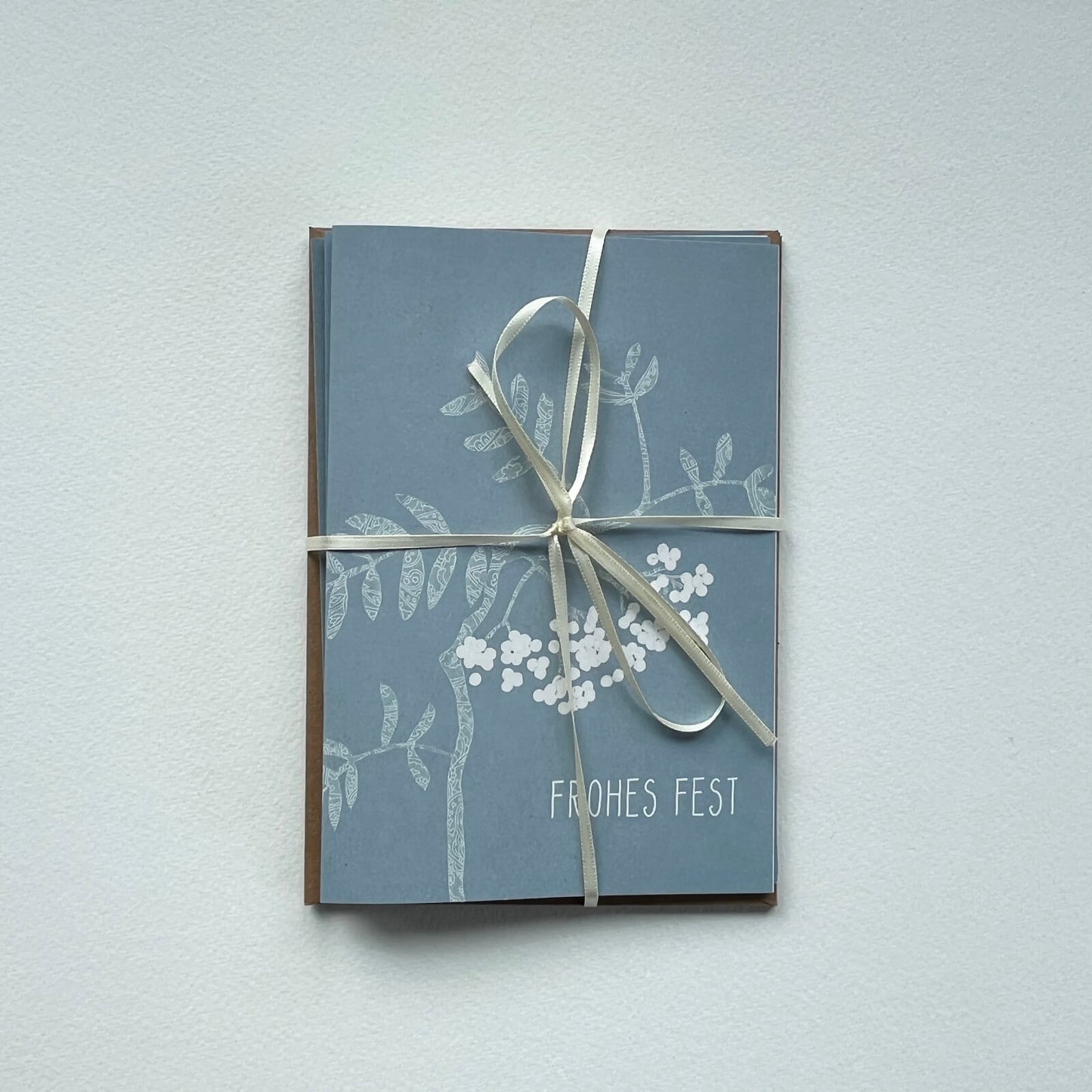 Kartenset Weihnachten blau (Händler)