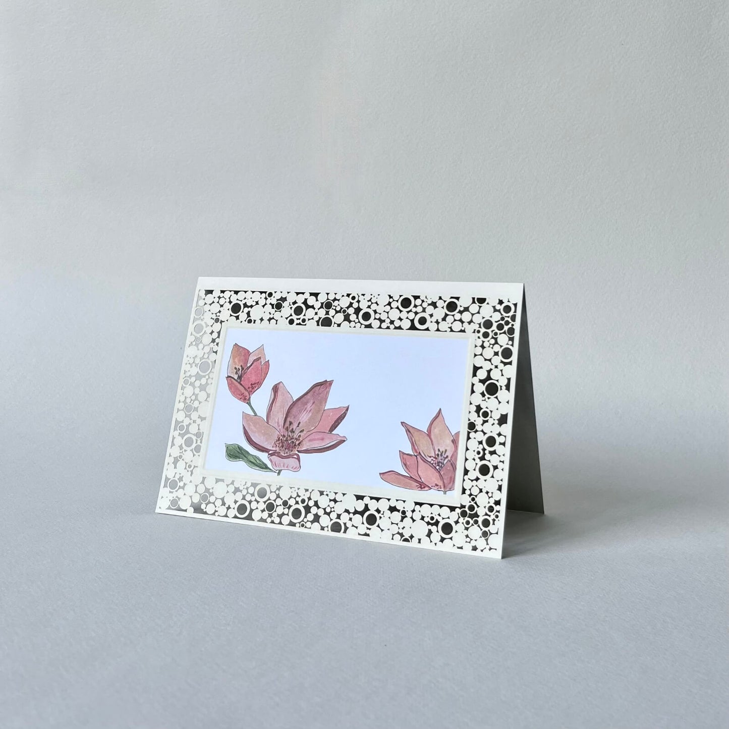 Klappkarte Lilien