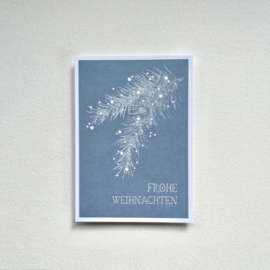 Postkarte Tannenzweig (Händler)