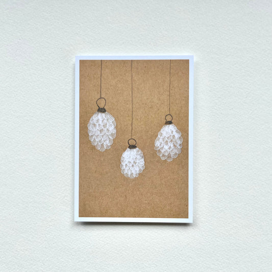 Postkarte Tannenzapfen (Händler)
