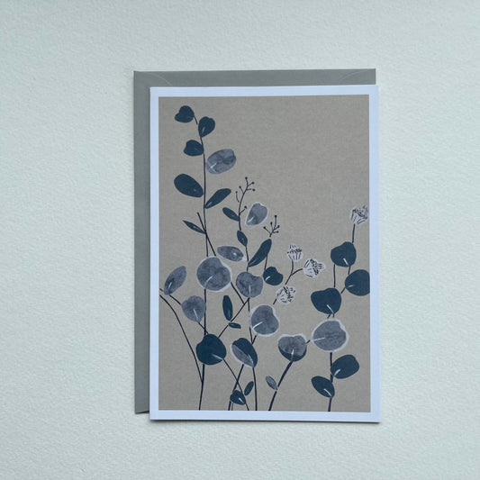 Klappkarte Eukalyptus (Händler)