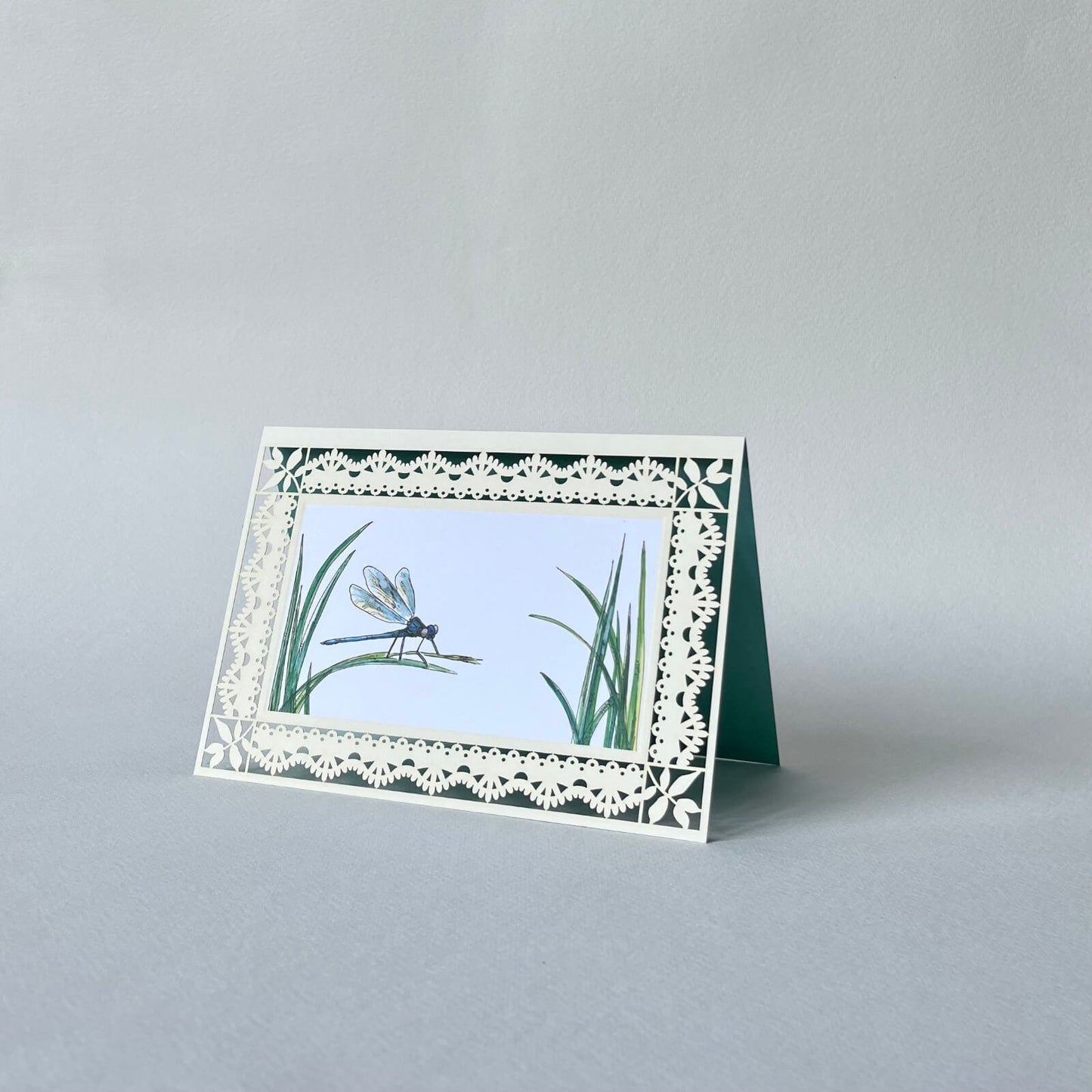 Klappkarte Libelle