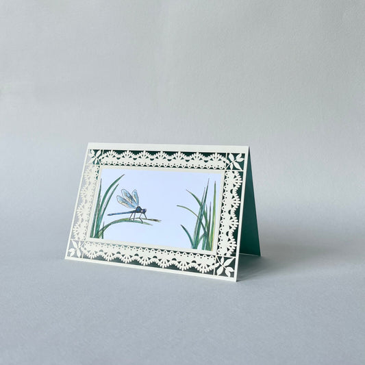 Klappkarte Libelle