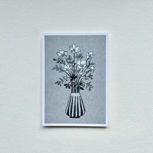 Postcard Christmas Rose &amp; Larch (Retailer)