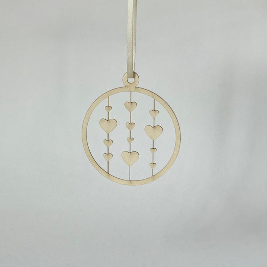WS06 Filigraner Papierschmuck 'Herzen' (Händler)