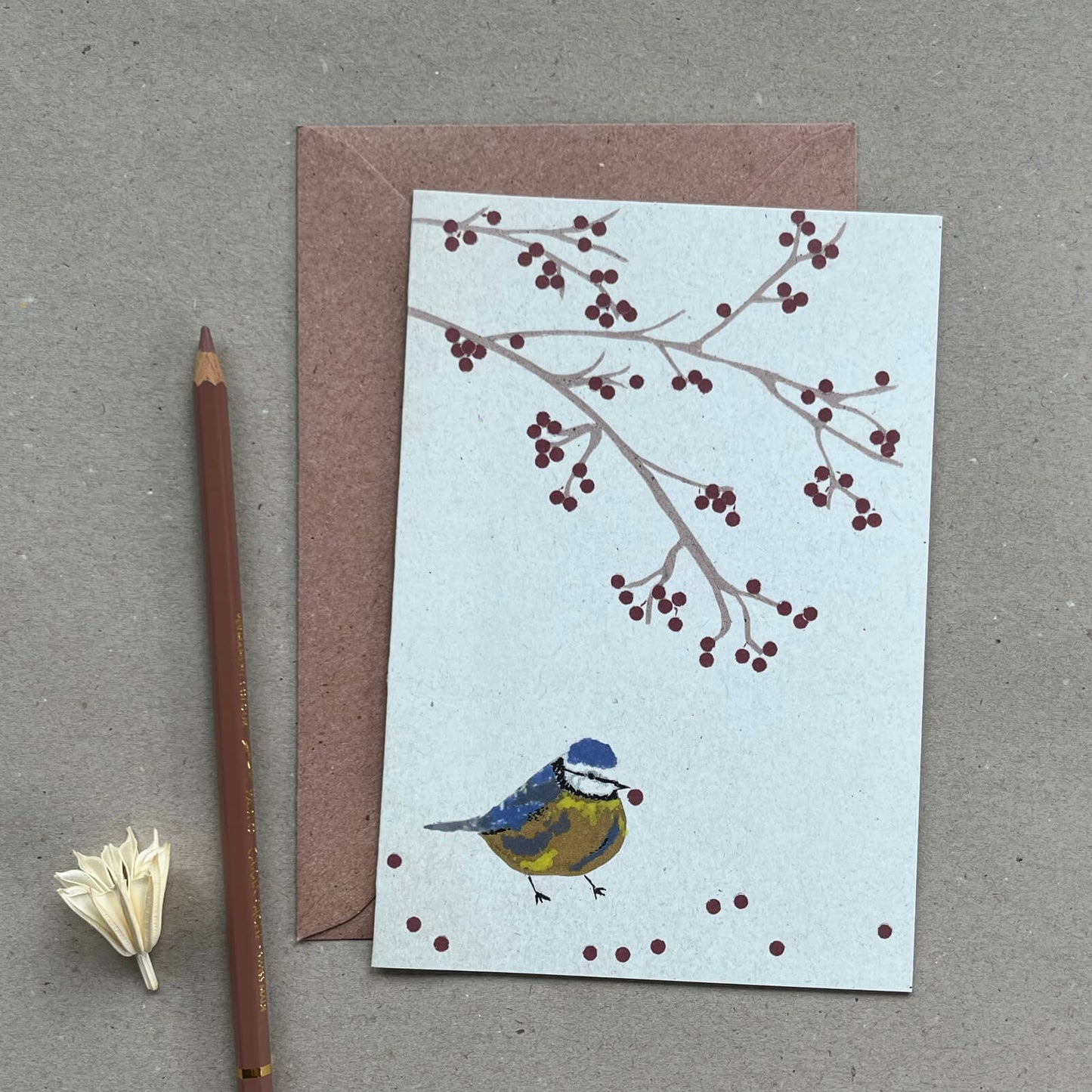 Klappkarte Blaumeise (Händler)
