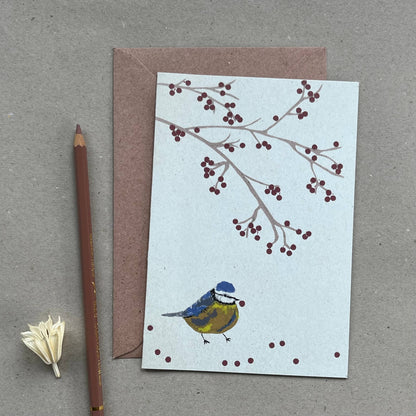 Klappkarte Blaumeise (Händler)