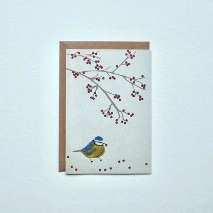 Klappkarte Blaumeise (Händler)