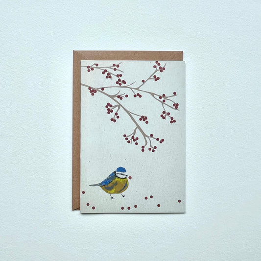 Apple blossom folding card