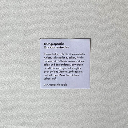 TG23 Tischgespräche fürs Klassentreffen (Händler)