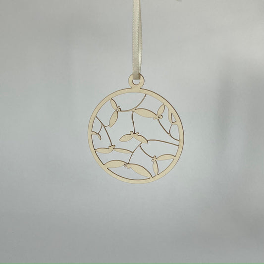 WS02 Filigraner Papierschmuck 'Misteln' (Händler)
