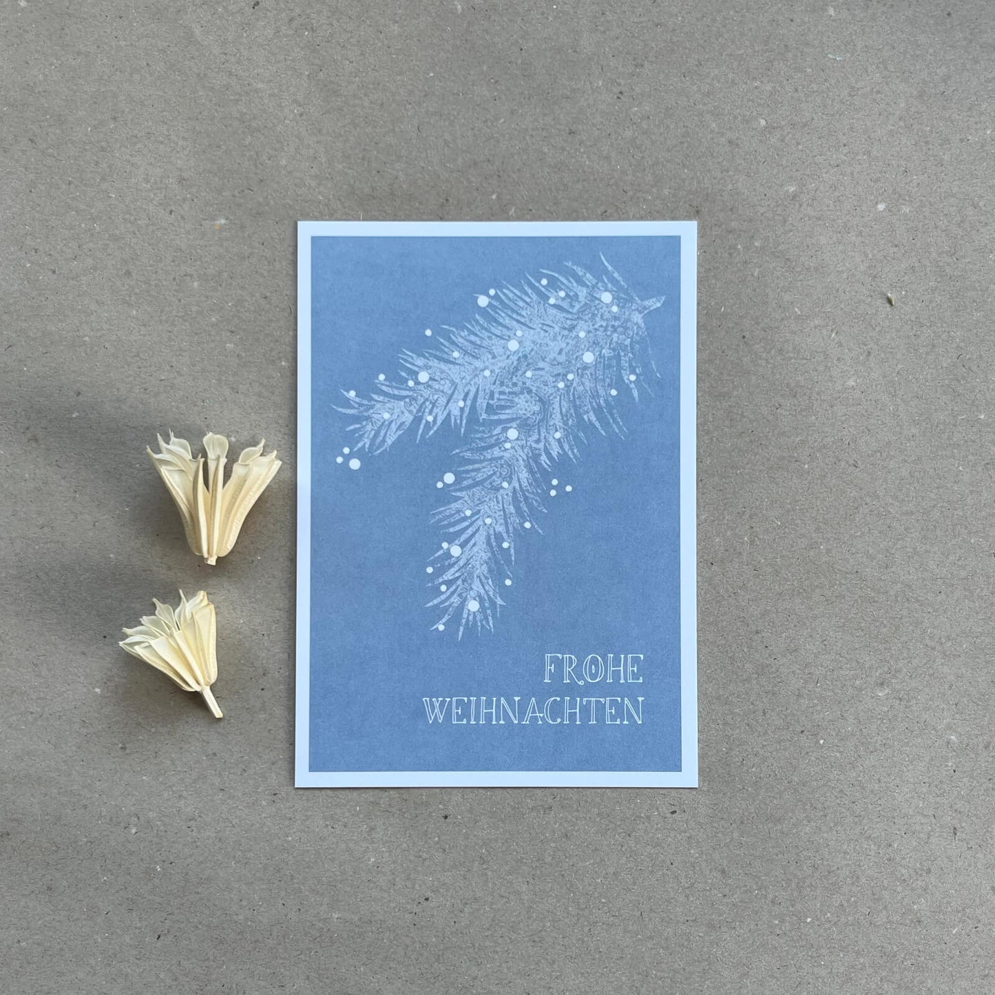 Postkarte Tannenzweig