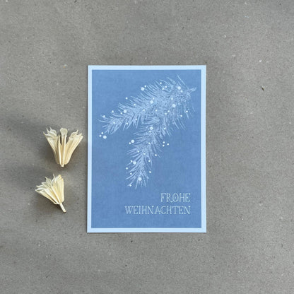 Postkarte Tannenzweig