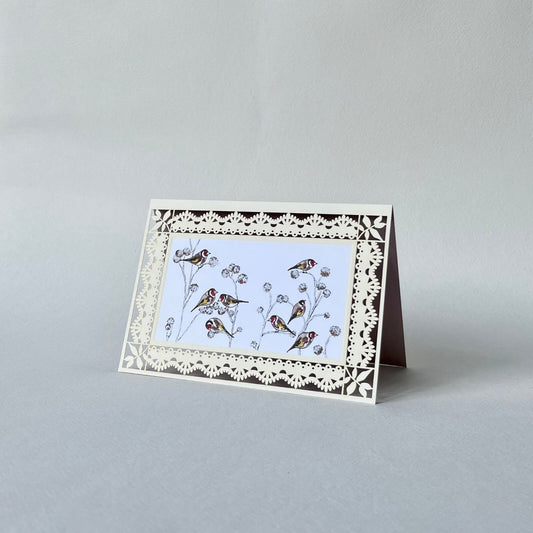 K65 Klappkarte Stieglitze (Händler)