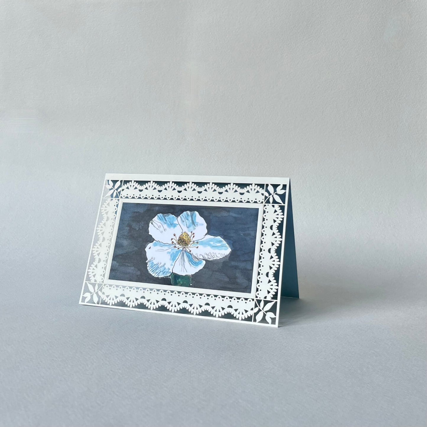 Klappkarte Blüte