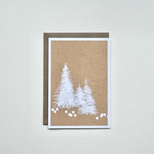 Apple blossom folding card