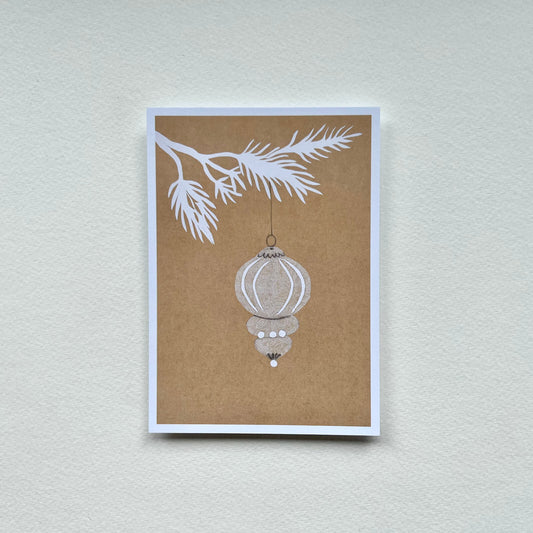 Postkarte Weihnachtszweig